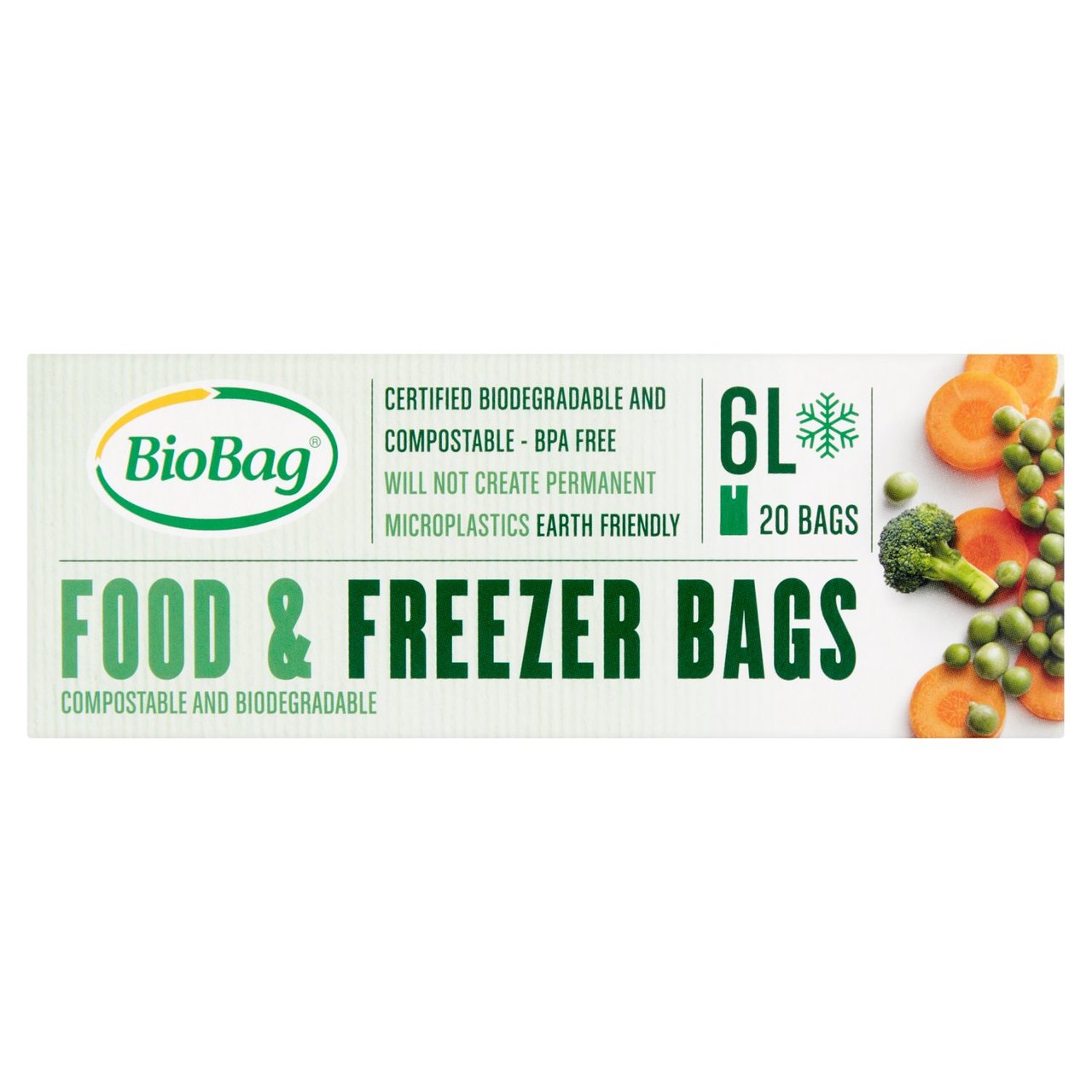 BioBag 6L Compostable Food and Freezer Bags