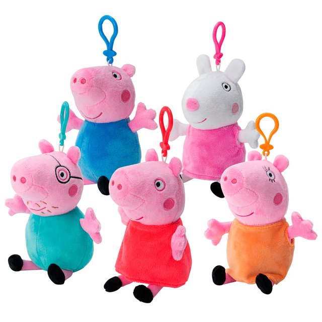 Peppa Pig Plush Key Chain (CDU) 