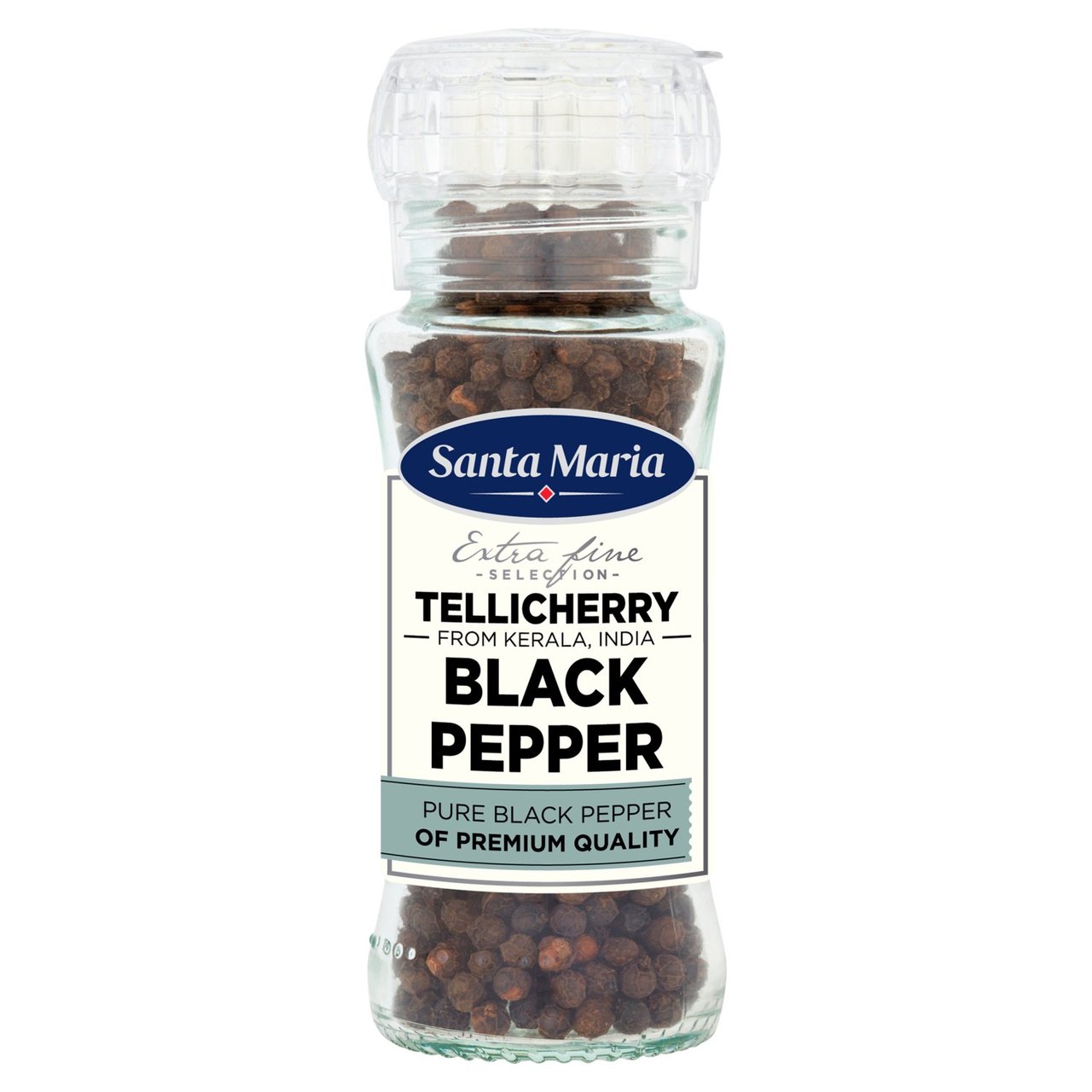 Santa Maria Tellicherry Black Pepper Grinder