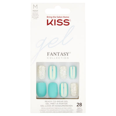 Kiss Fantasy Collection 28 Medium Length Nails