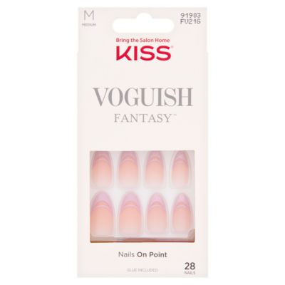 Kiss 28 Medium Voguish Fantasy Nails