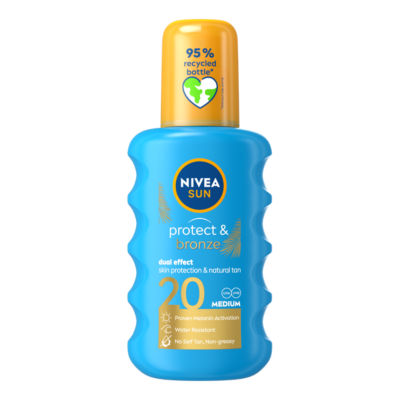 Nivea SUN Protect & Bronze Sunscreen Spray SPF 20
