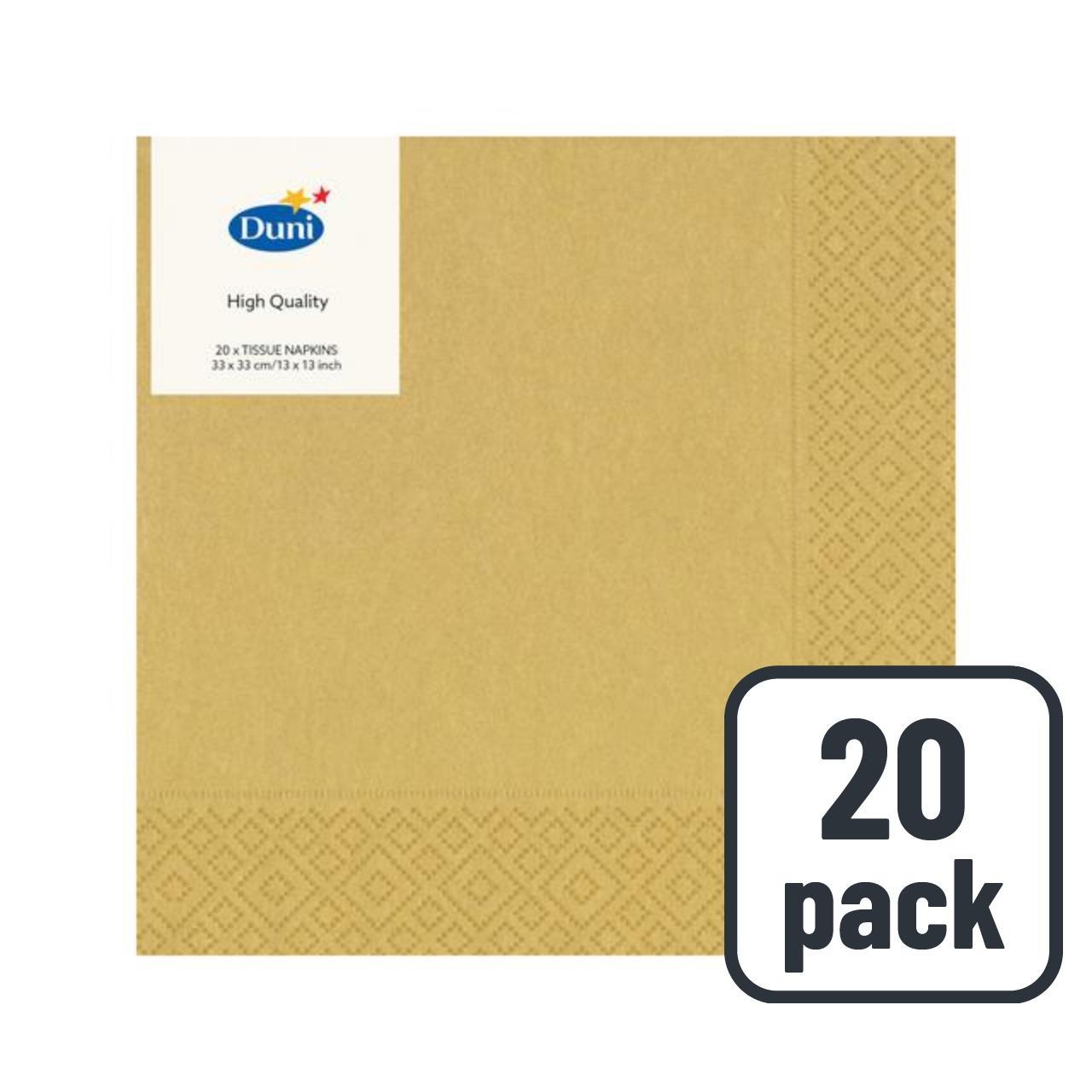 Gold Paper Napkins