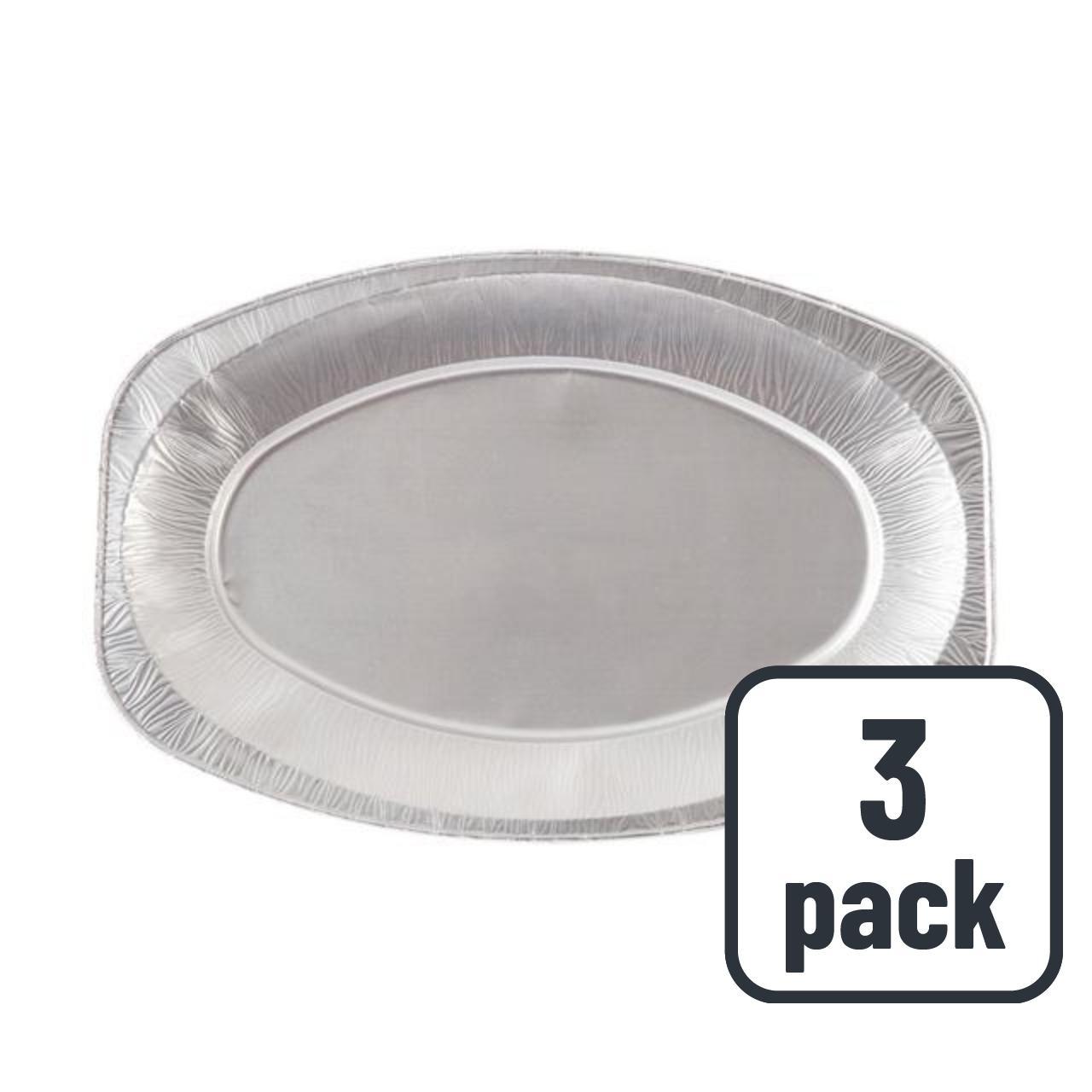 Oval Aluminium 33cm Serving Platters