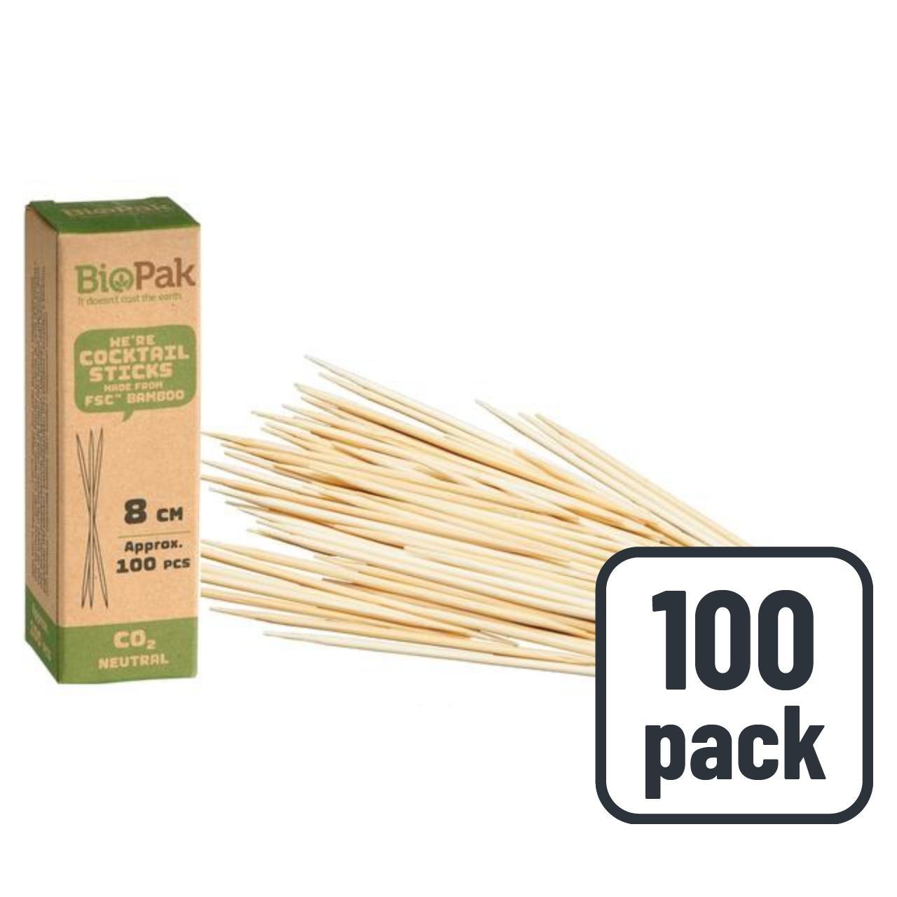 BioPak Cocktail Sticks 100 per pack