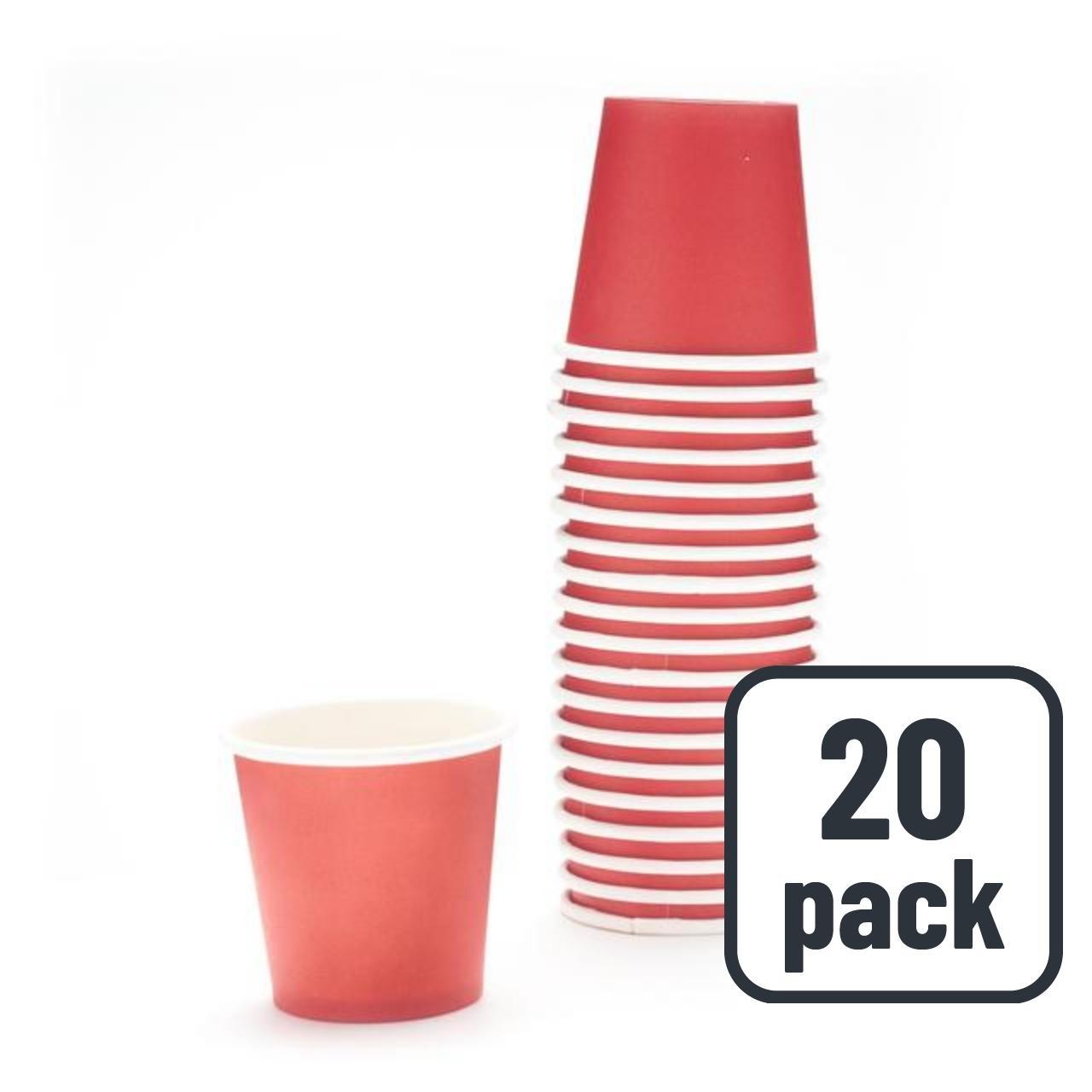 Small Red Party Shot Cups