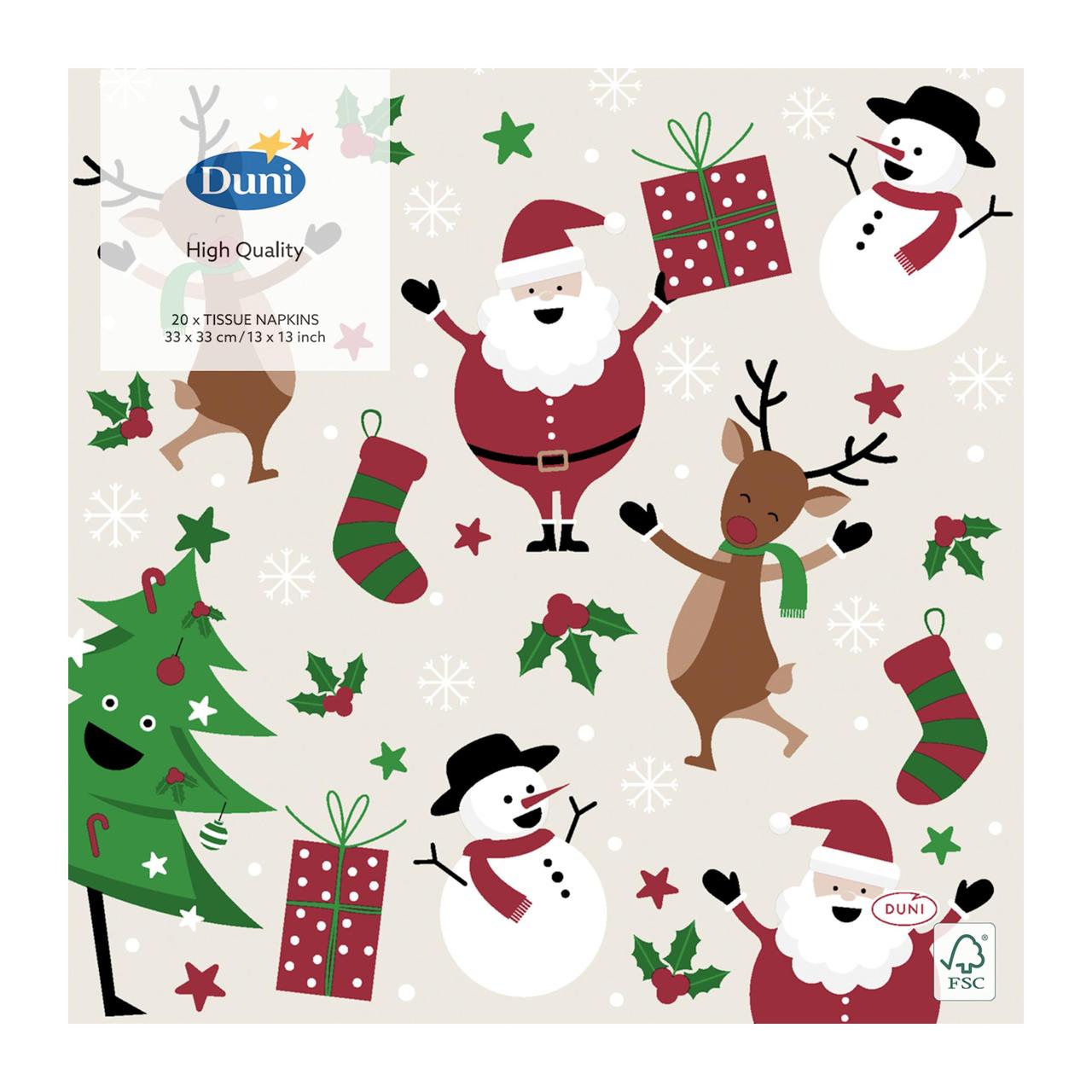 Jolly Friends Christmas Napkins