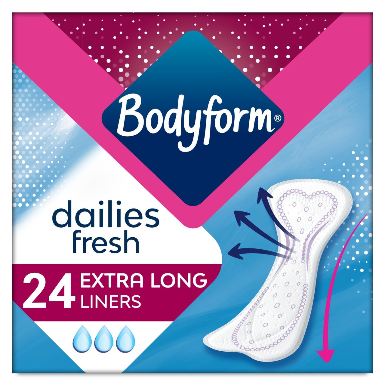 Bodyform Extra Long Pantyliners