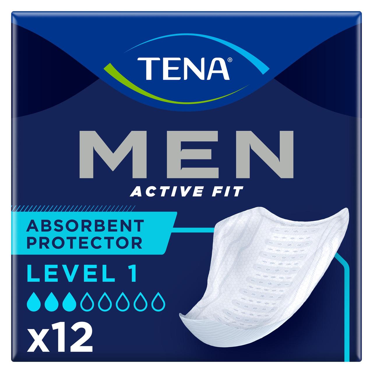 Tena for Men Incontinence Absorbent Protector Level 1 