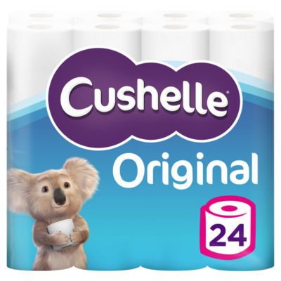 Cushelle Original Toilet Roll 24 Standard Rolls