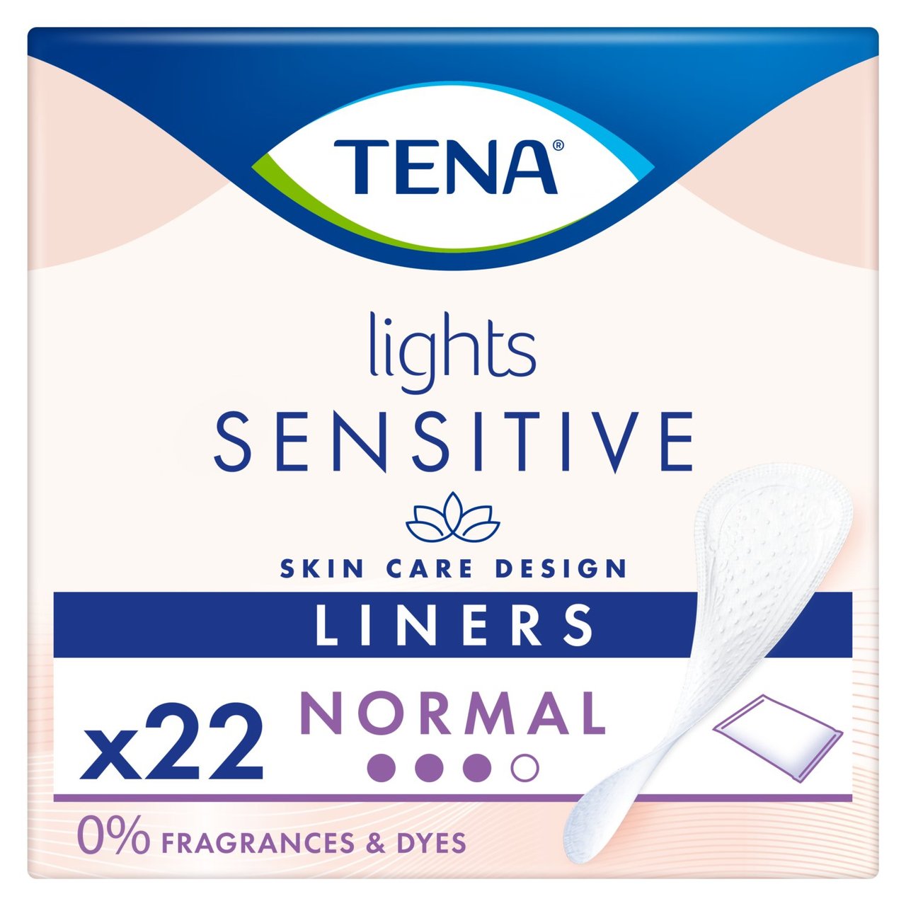 Lights by TENA Incontinence Liners Single Wrap