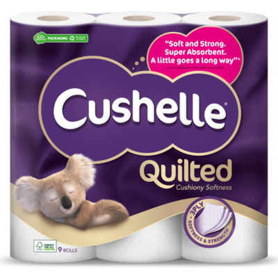 Cushelle Ultra Quilted 9 Toilet Rolls