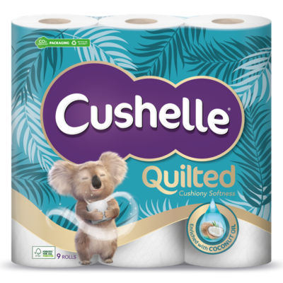 Cushelle Ultra Quilted Coconut 9 Rolls