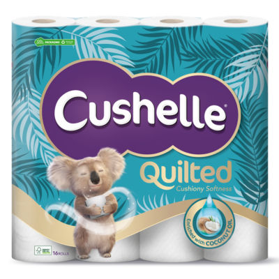 Cushelle Ultra Quilted Coconut Toilet Roll