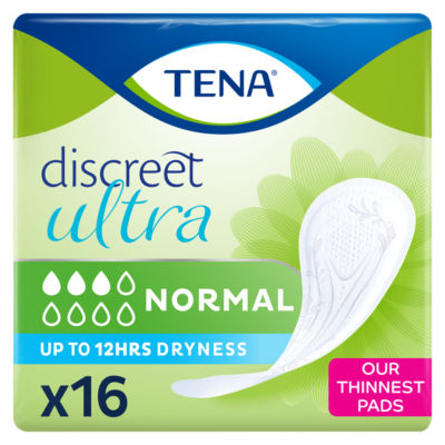 Tena Discreet Ultra Normal Pads 16 pack