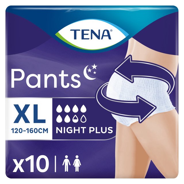 Tena Pants Night Plus Extra Large  10 per pack