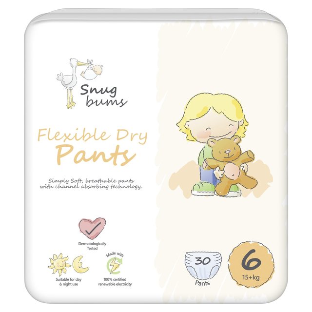 Snugbums Nappy Pants Size 6  30 per pack