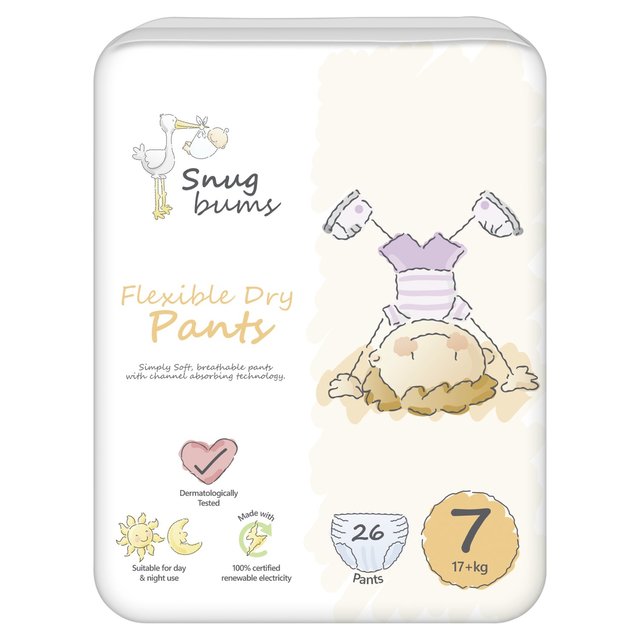 Snugbums Nappy Pants Size 7  26 per pack