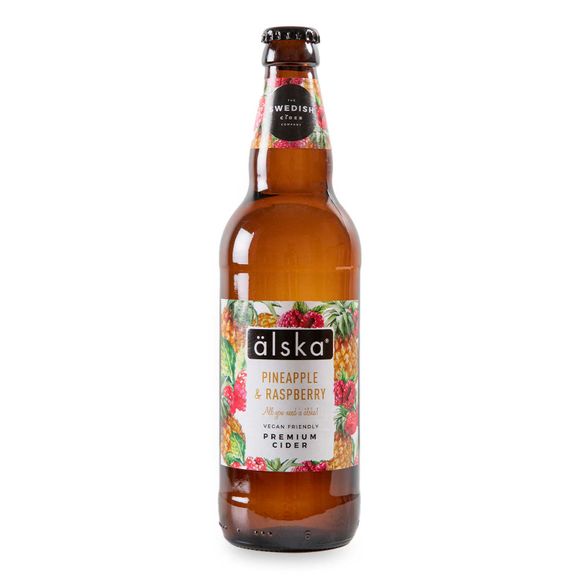 Älska Pineapple & Raspberry Premium Cider 500ml