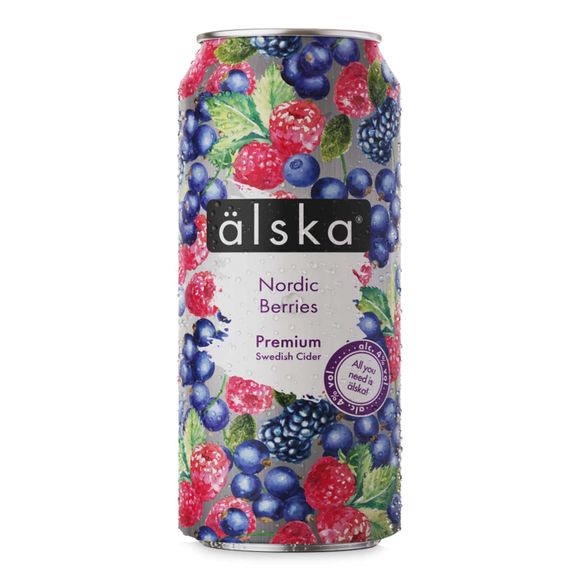 Älska Nordic Berries Premium Swedish Cider 440ml