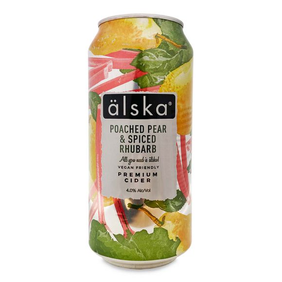 Alska Poached Pear Flavour Fruit Cider 440ml