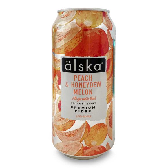 Älska Peach & Honeydew Melon Premium Cider 440ml