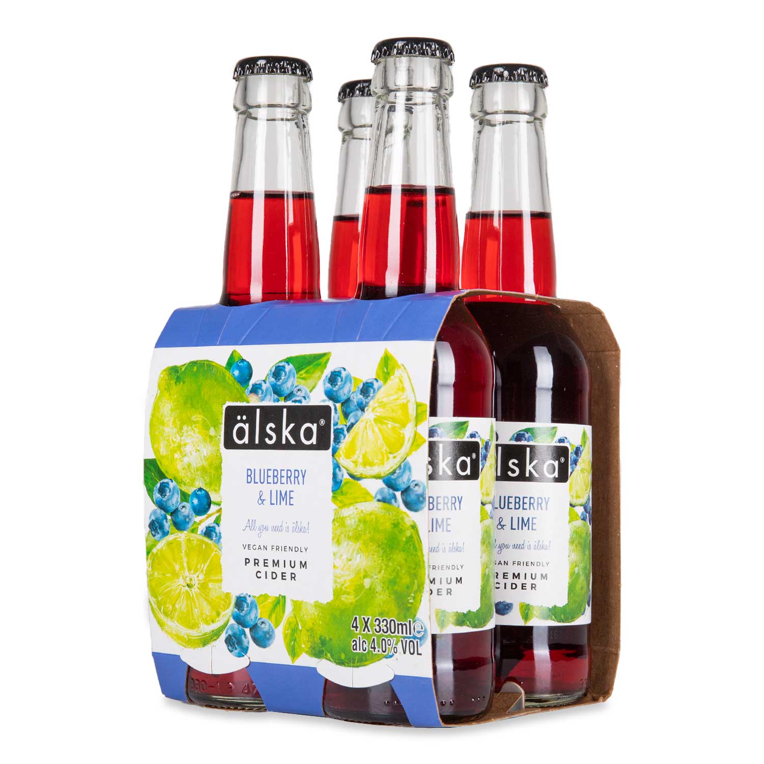 Älska Blueberry & Lime Premium Cider 330ml