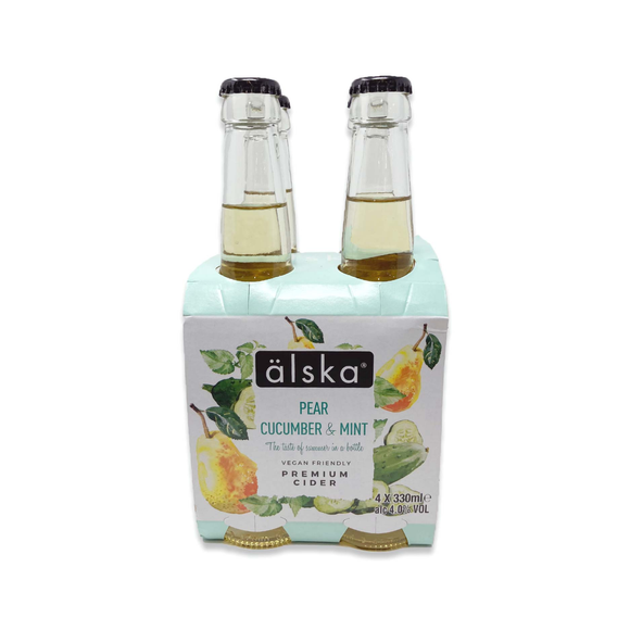 Alska Pear, Cucumber & Mint Cider 4x300ml