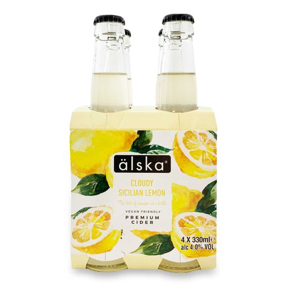 Alska Cloudy Lemon Cider 4x300ml