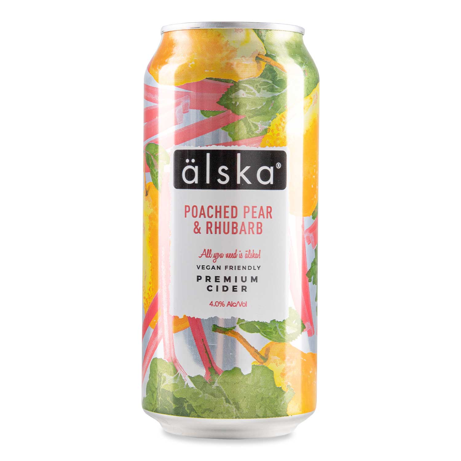 Älska Poached Pear & Rhubarb Premium Cider 440ml