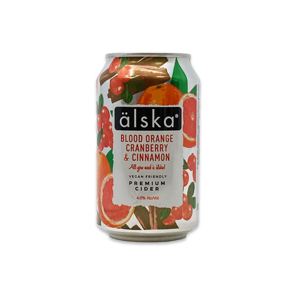 Alska Blood Orange And Cinnamon Winter Cider 330ml