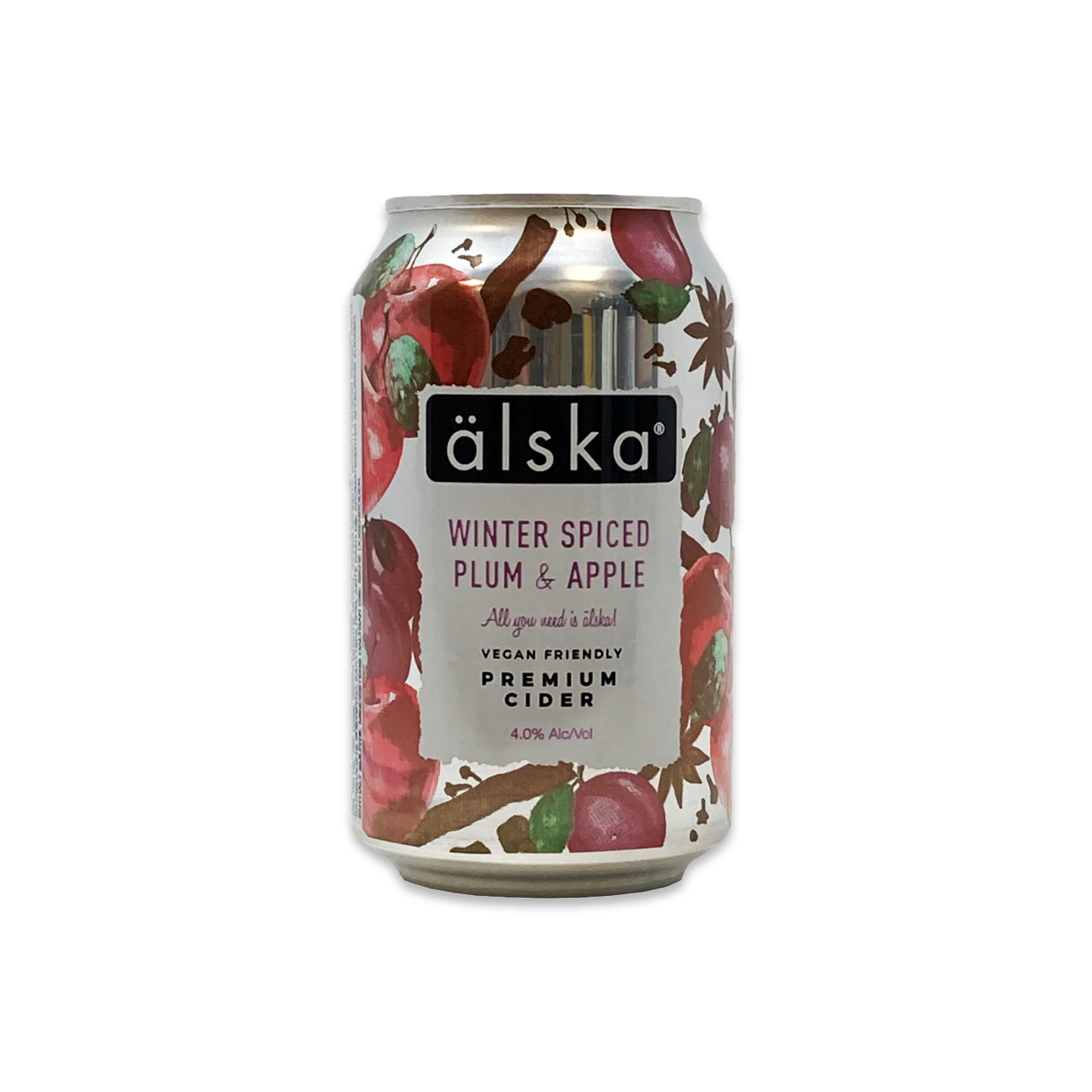 Alska Winter Apple & Spiced Plum Cider 330ml