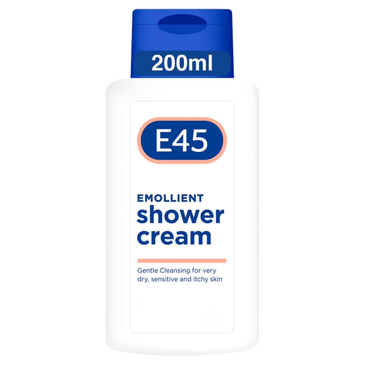 E45 Emollient Shower Cream for very dry skin on Body & Hands