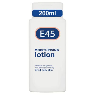 E45 Moisturiser Lotion, body, face and hands lotion For Very Dry Skin 200ml