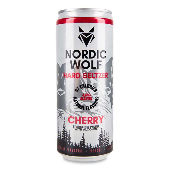 Nordic Wolf Hard Seltzer Cherry 330ml