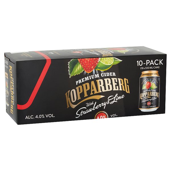 Kopparberg Premium Cider with Strawberry & Lime