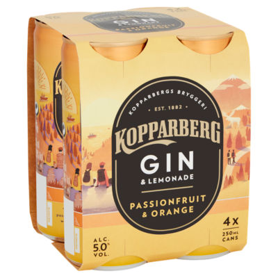 Kopparberg Gin & Lemonade Passionfruit & Orange