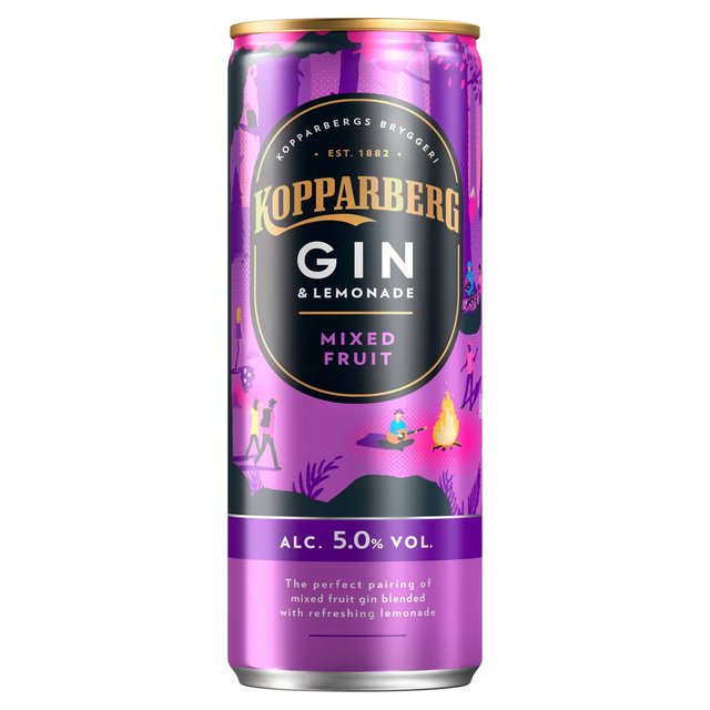 Kopparberg Mixed Fruit Gin & Lemonade  250ml