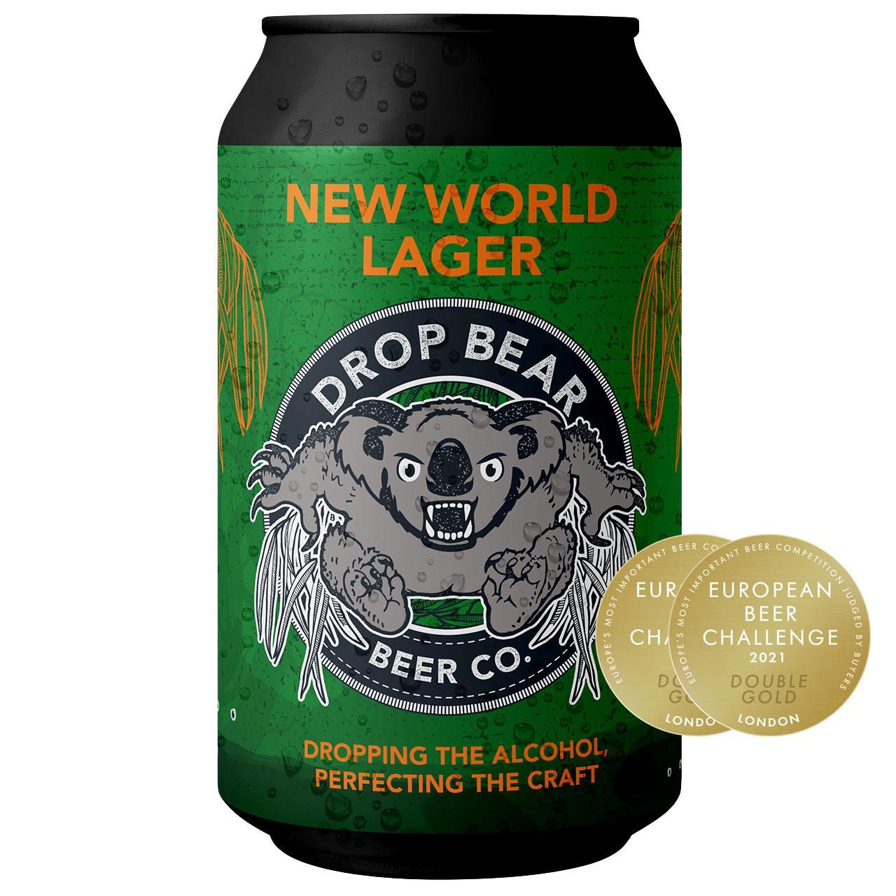 Drop Bear Beer Co. New World Lager 0.5% 