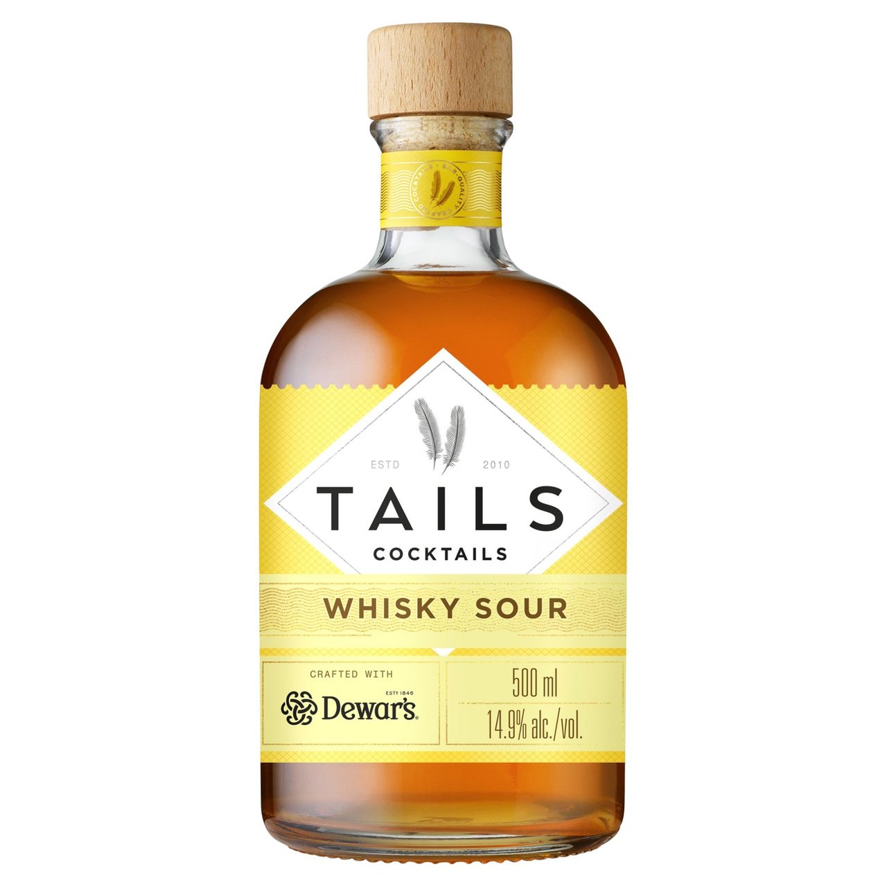 Tails Cocktails Dewars Whisky Sour Premixed Cocktail