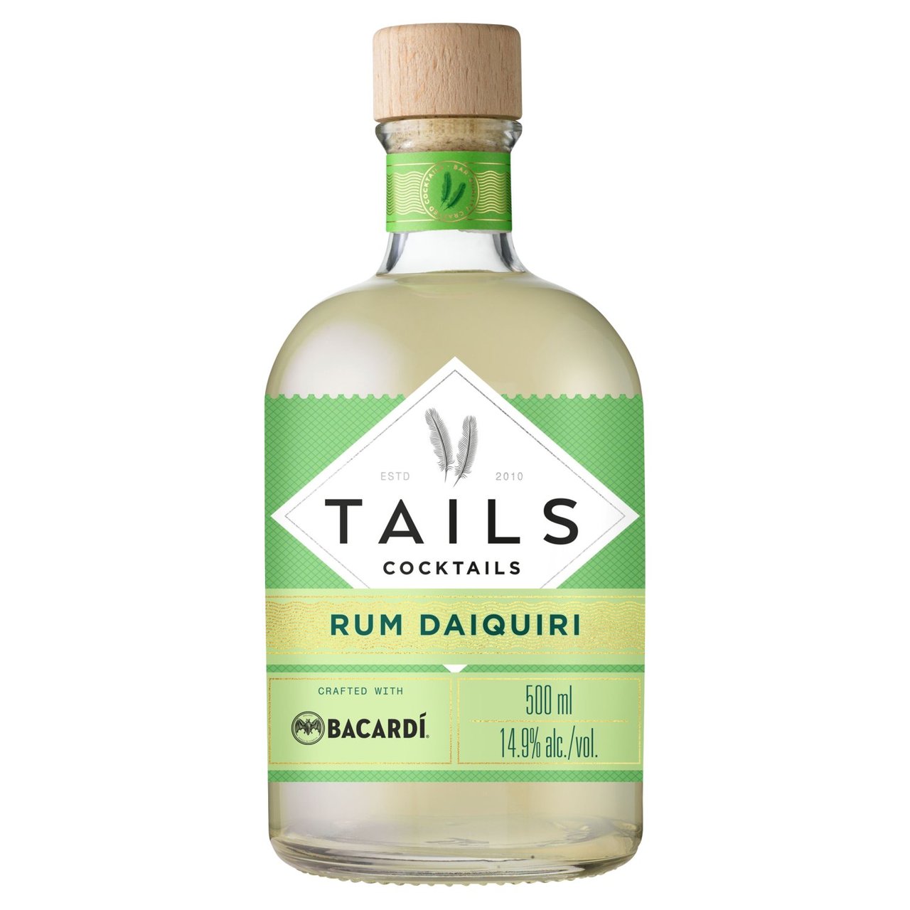 Tails Cocktails Classic Bacardi Rum Daquiri Premixed Cocktail