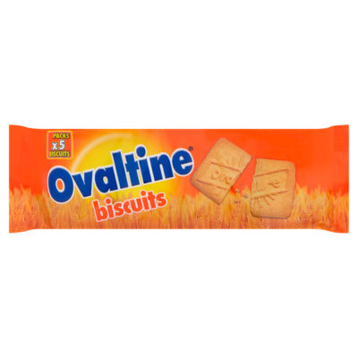 Ovaltine Malted Milk Biscuits 4 Snack Packs