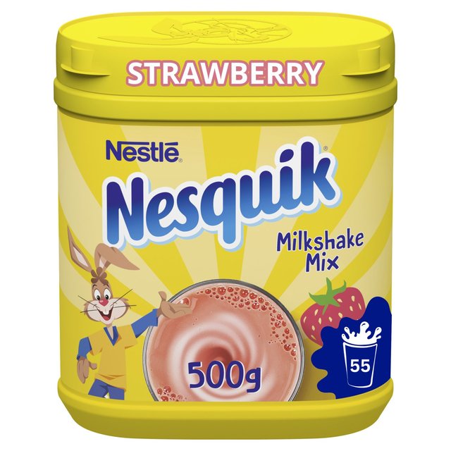 Nesquik Strawberry Flavour Milkshake Mix 500g