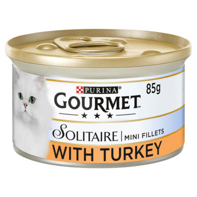 Gourmet Solitaire Mini Fillets with Turkey in Sauce 85g