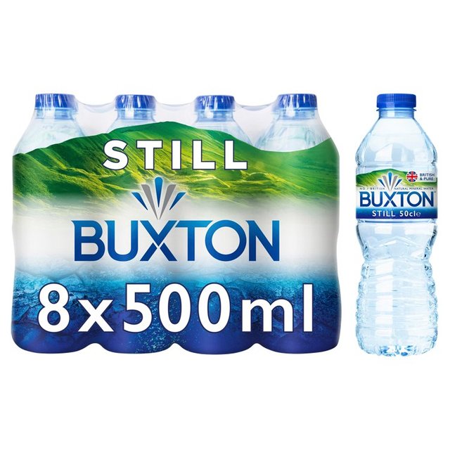 Buxton Still Natural Mineral Water 8 x 500ml