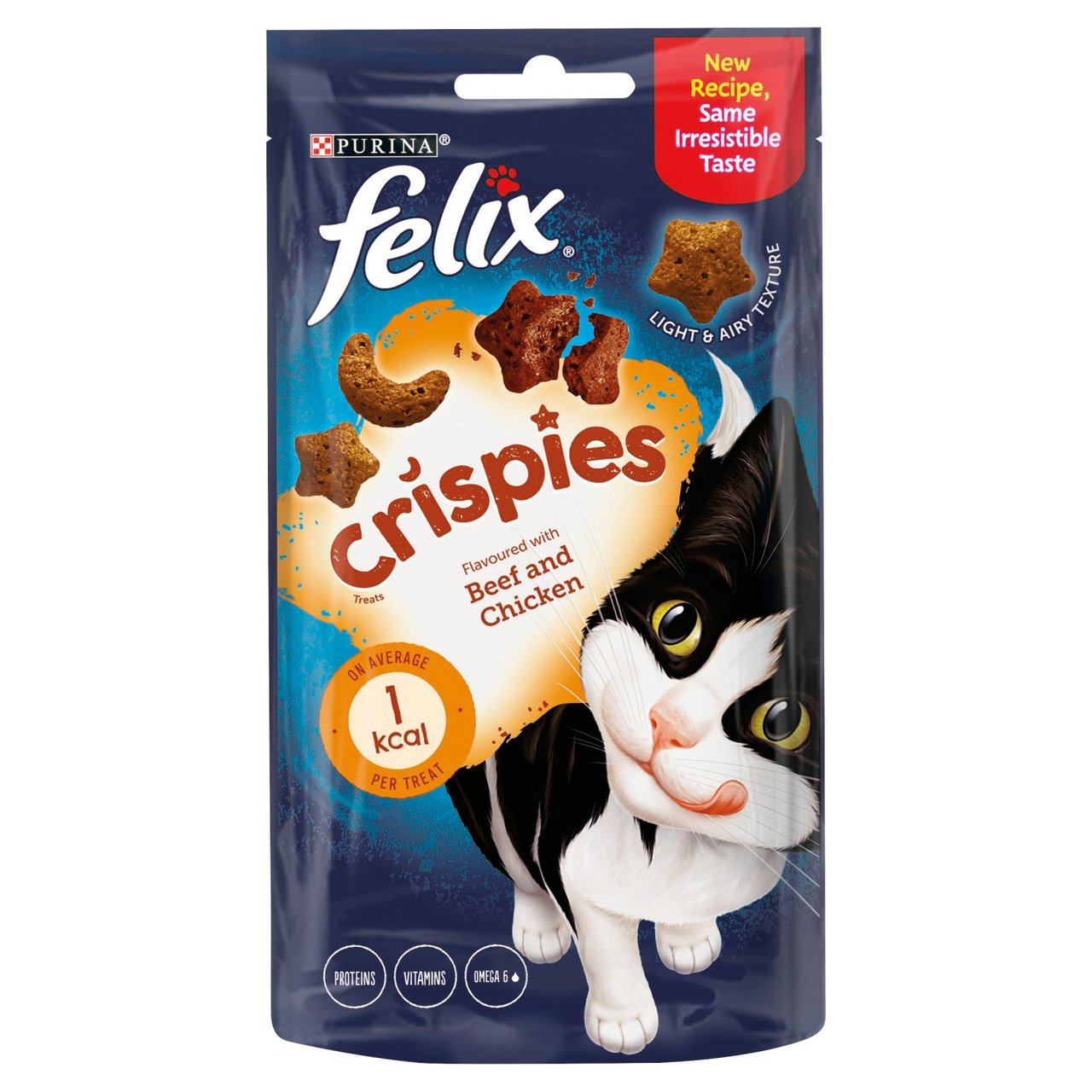 Felix Crispies Cat Treats Beef and Chicken