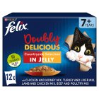 Felix Doubly Delicious 7+ Meaty Selection in Jelly Wet Cat Food