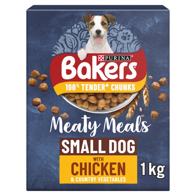 Bakers Meaty Meals Small Dog Chicken Dry Dog Food