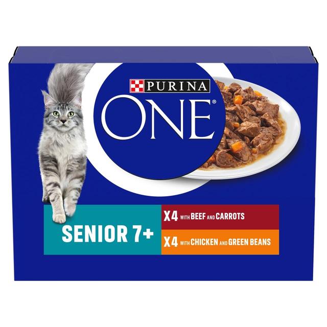 Purina One Senior 7+ Mini Fillets Chicken & Beef Wet Cat Food