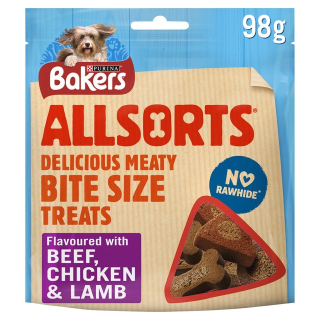 Bakers Allsorts Chicken Beef & Lamb Dog Treats